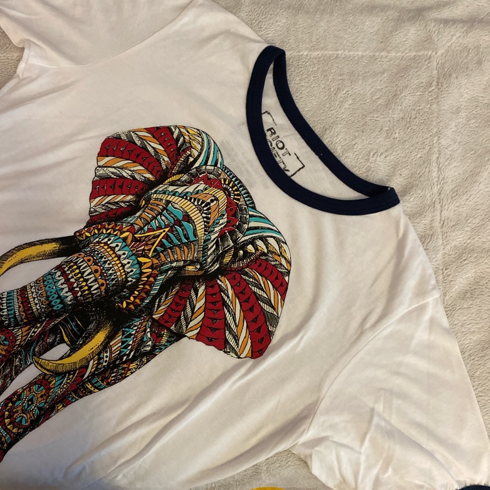 A graphic shirt